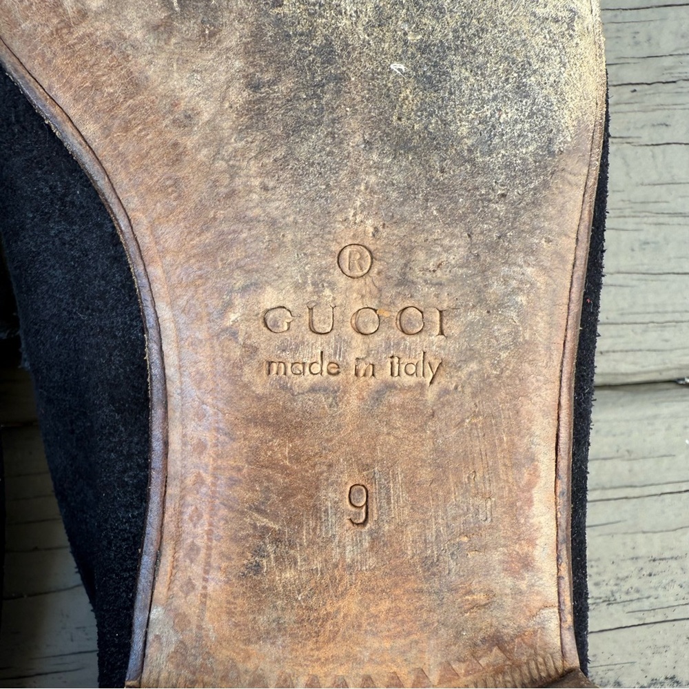Gucci Horsebit 1953 loafers in black suede size 9 - Picture 14 of 16